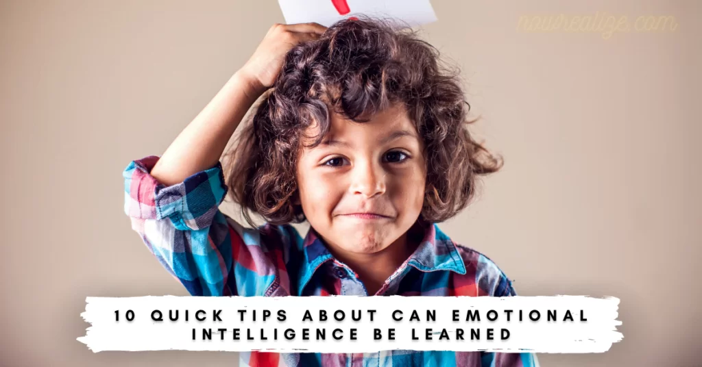 Can Emotional Intelligence Be Learned