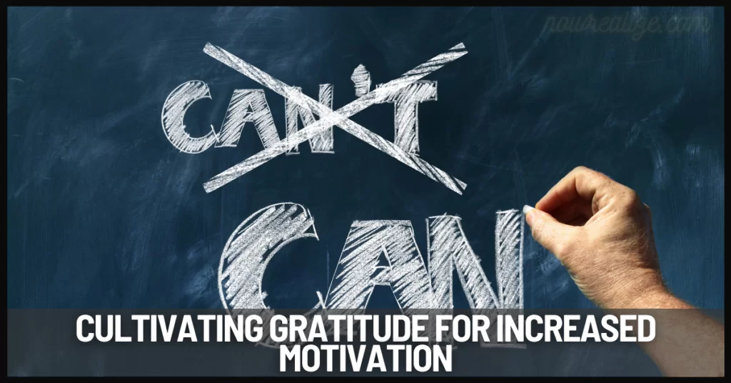 Gratitude And Motivation